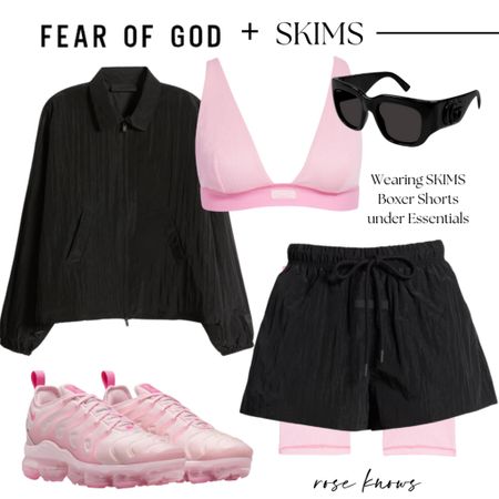 Fear of God essentials plus new skims, you can’t go wrong with this combo

Pink and black 

#LTKfindsunder100 #LTKtravel #LTKfitness