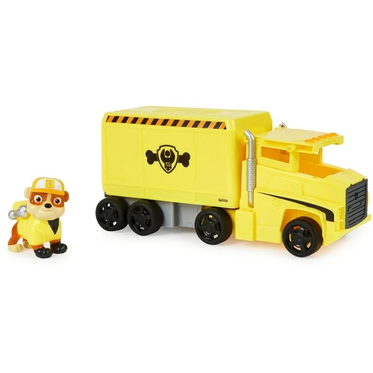 PAW Patrol, Big Truck Pup’s Rubble Transforming Vehicle and Figure - Walmart.com | Walmart (US)