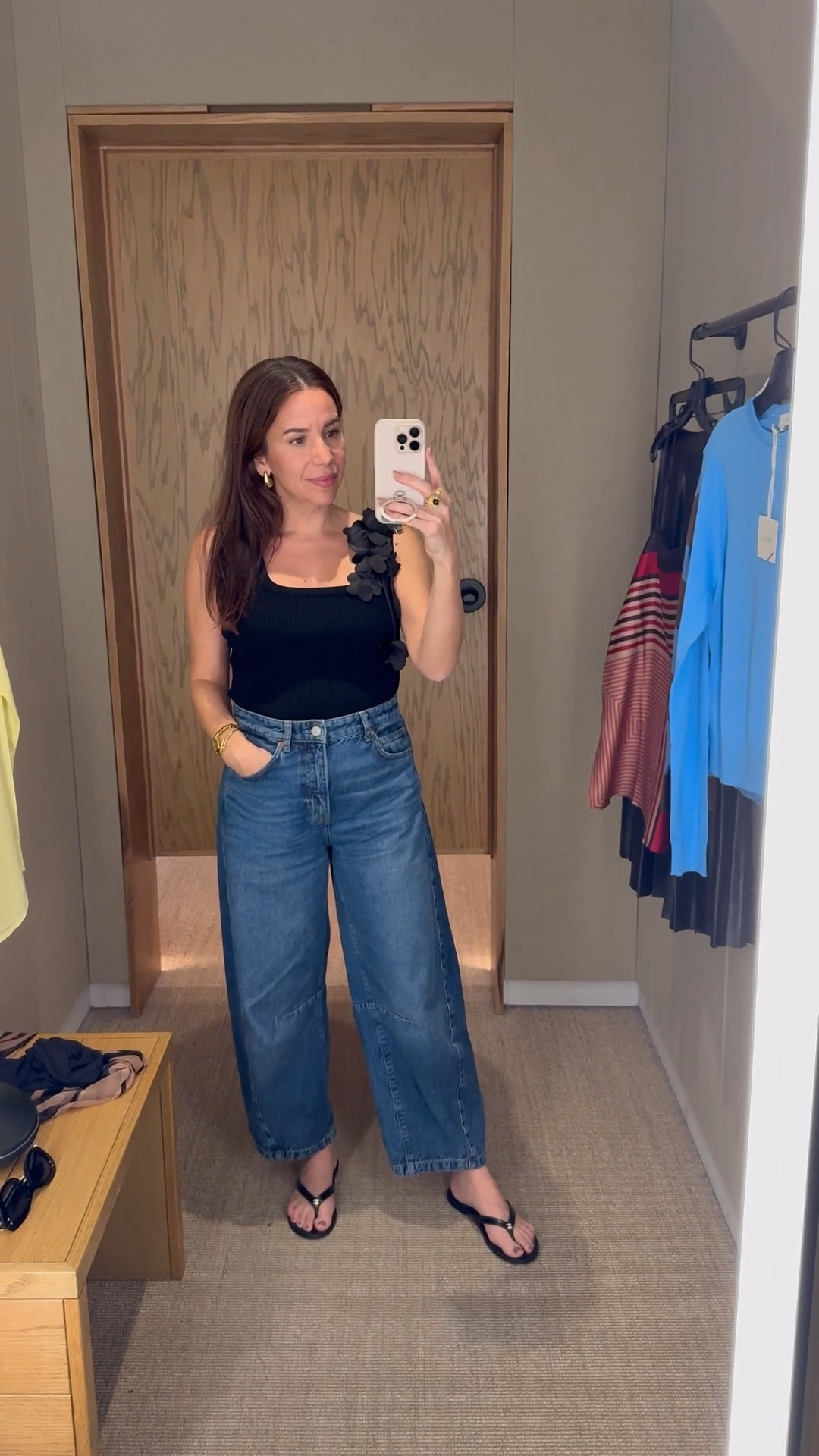 Last days of tank tops and flip flops ☀️ 🩴  Chanel flip flops sourced by Shop Off The Record 🖤

#LTKSeasonal #LTKOver40