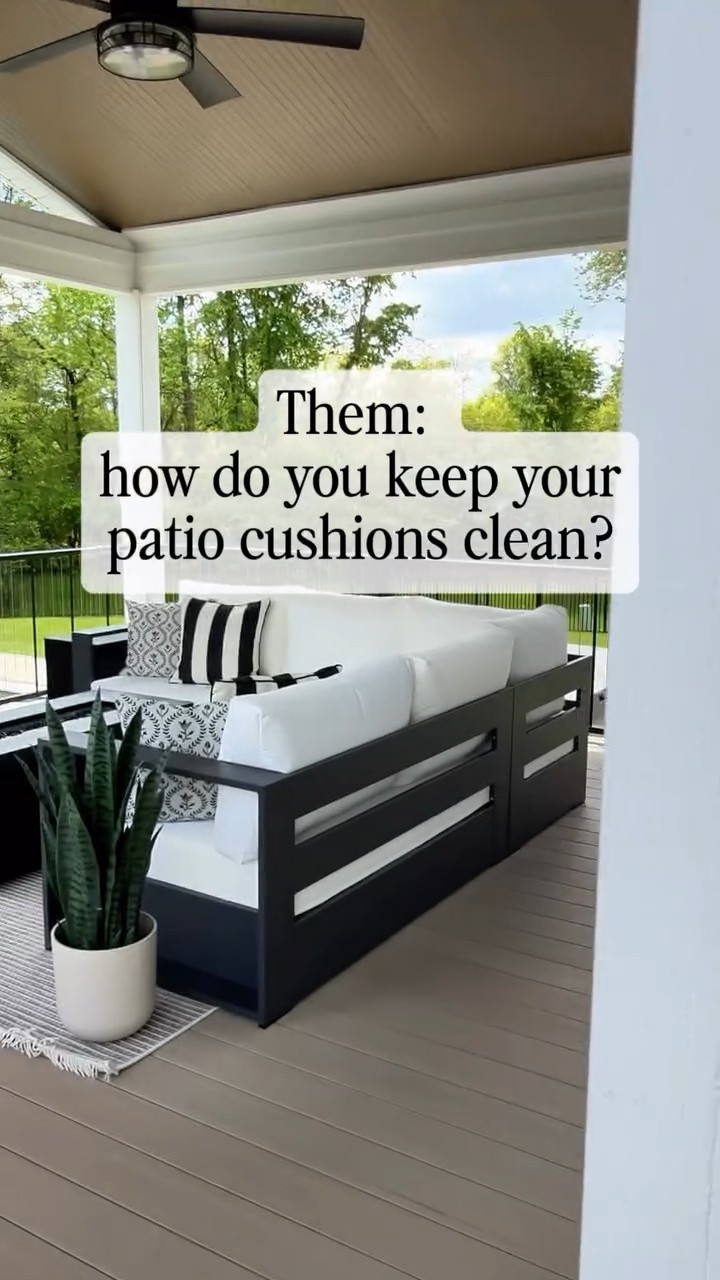Patio prep I never skip ☀️

Before summer really kicks off, I spray our outdoor cushions to help protect them from water, spills, and everyday patio messes. Such an easy step, but it makes a big difference.

#LTKSeasonal #LTKHome #LTKmomlife