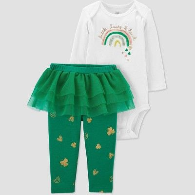 Baby Girls' 2pc 'Grandma's Lucky Charm' Top and Tutu Bottom Set - Just One You® made by carter's... | Target