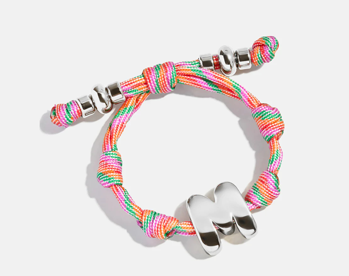 Knotty Initial Custom Bracelet - Bold Multi Single Letter | BaubleBar