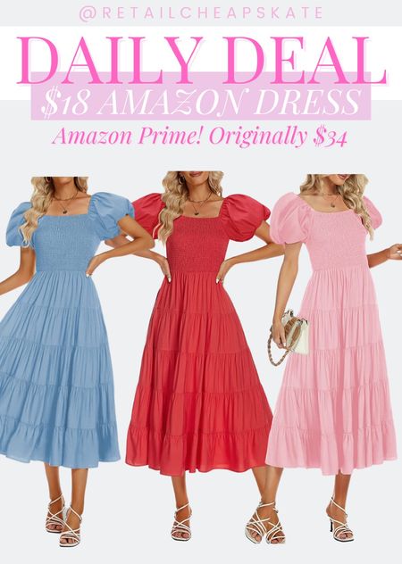 Amazon prime dress on sale for $18!

#LTKunder50 #LTKstyletip #LTKsalealert
