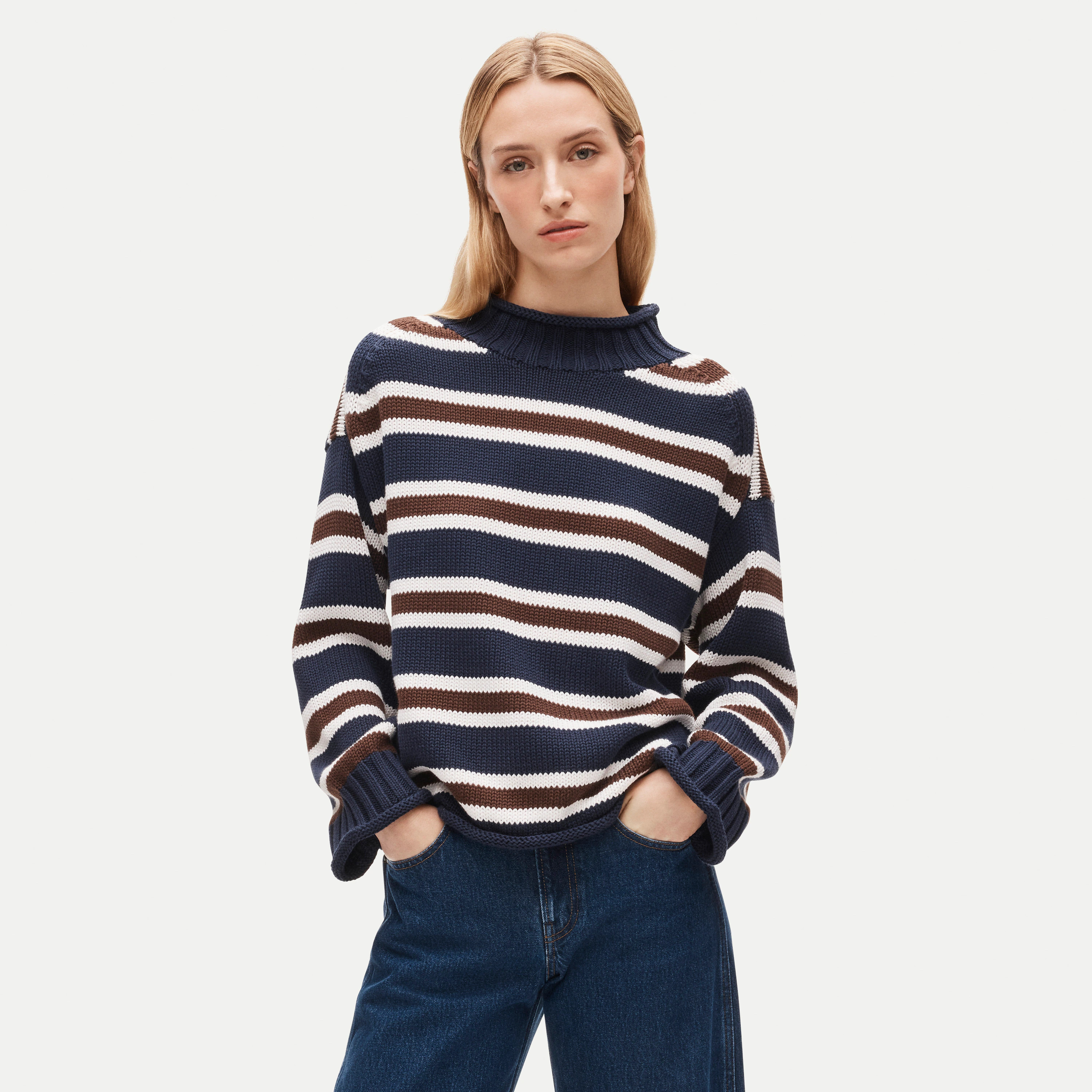 2025 Rollneck&trade; sweater in stripe | J. Crew US