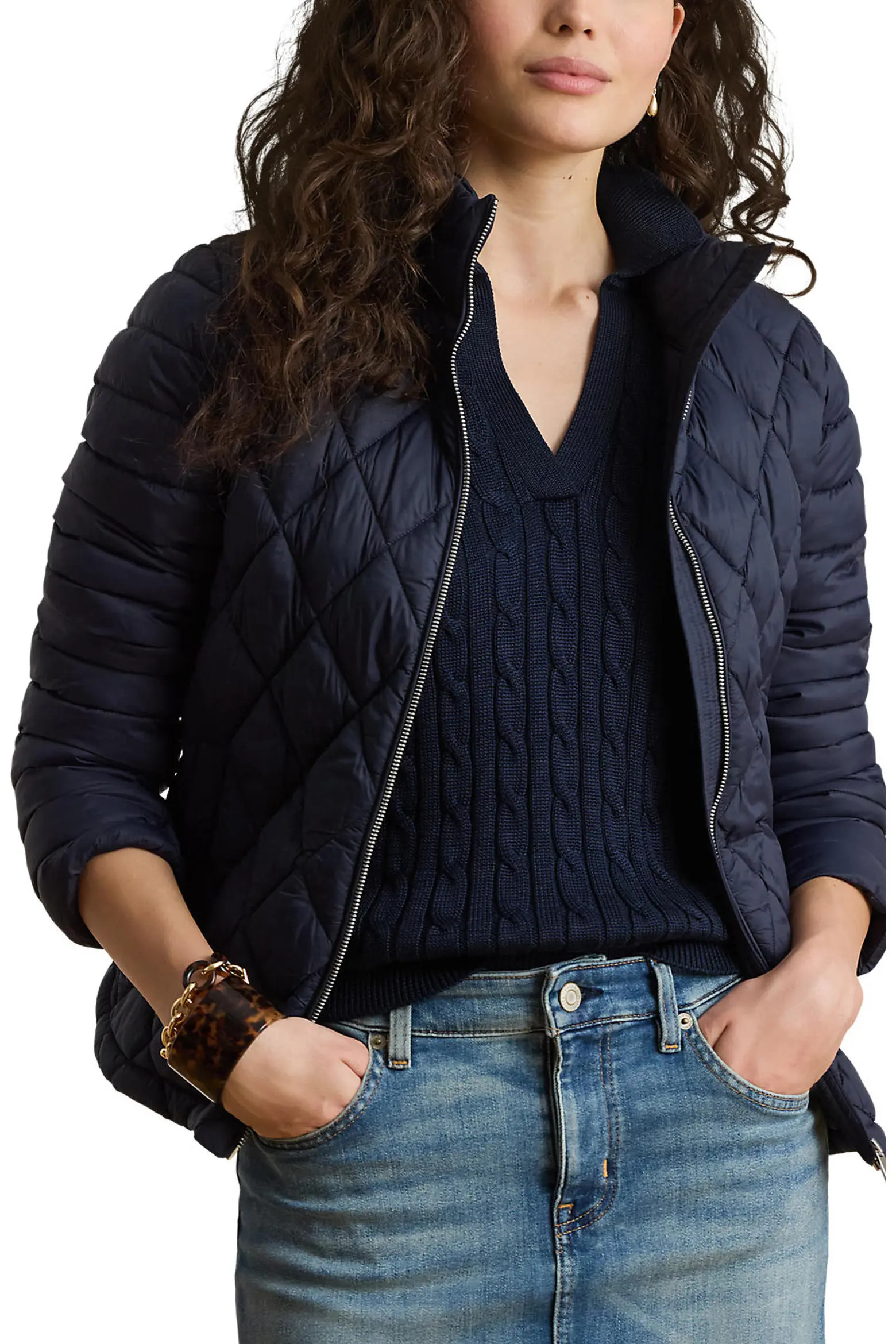 Mixed Quilted Puffer Jacket (Women) | Nordstrom | Nordstrom