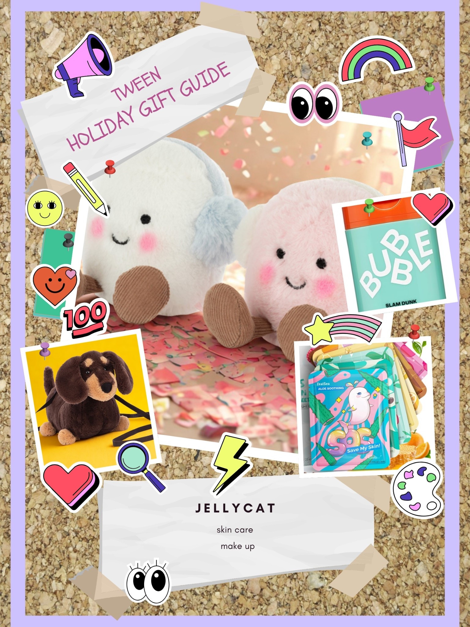 Holiday Gift Guide for Tween Girls 💕✨
Jellycat is the “it-girl” gift this season — from the iconic sausage dog bag to the cozy-cute Jellycat Amuseables plushes that everyone’s obsessed with. Soft, collectible, and totally aesthetic — these are flying off shelves! #LTKGiftGuide #TweenGifts #JellycatLover


#LTKItBag #LTKGiftGuide