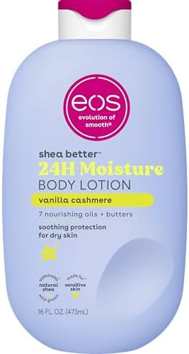 eos Shea Better Body Lotion Vanilla Cashmere, 24-Hour Moisture Skin Care, Lightweight & Non-Greas... | Amazon (US)