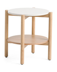 Two Tone Stone Top Side Table | Marshalls