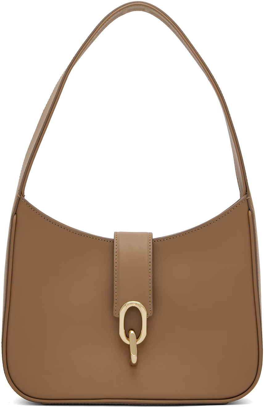 ANINE BING - Tan Cleo Bag | SSENSE