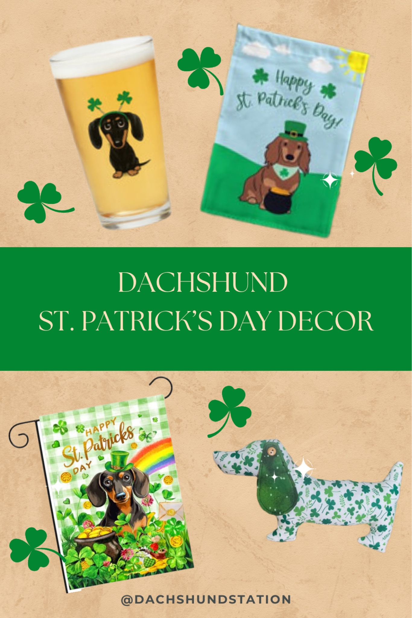 Dachshund St. Patrick’s Day Decor.


#LTKOver40 #LTKHome #LTKPets