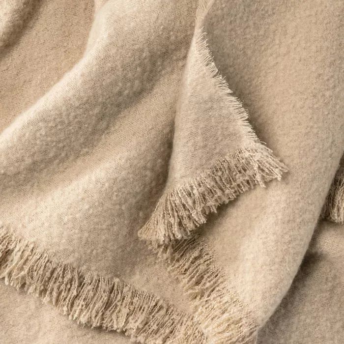 Boucle Faux Mohair Throw Blanket - Threshold™ designed with Studio McGee | Target