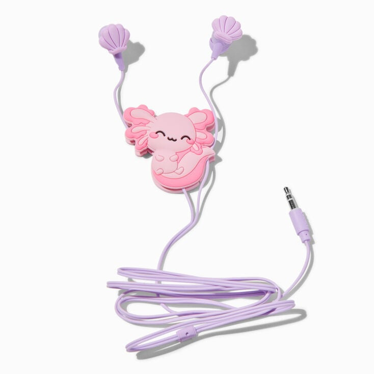 Axolotl Silicone Earbuds & Winder | Claire's (UK)