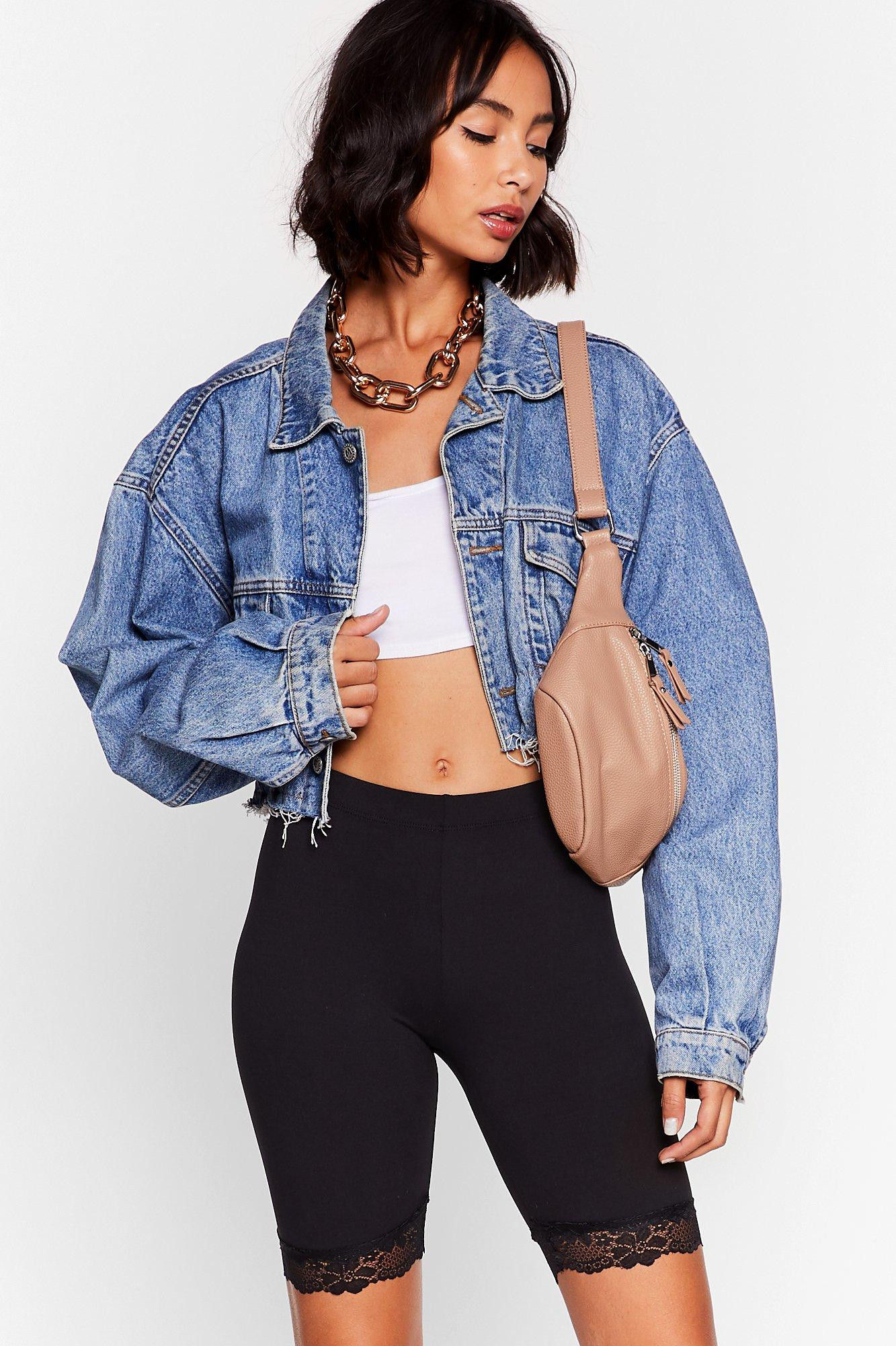 Womens Edge Your Bets Lace Biker Shorts - Black | NastyGal (US & CA)