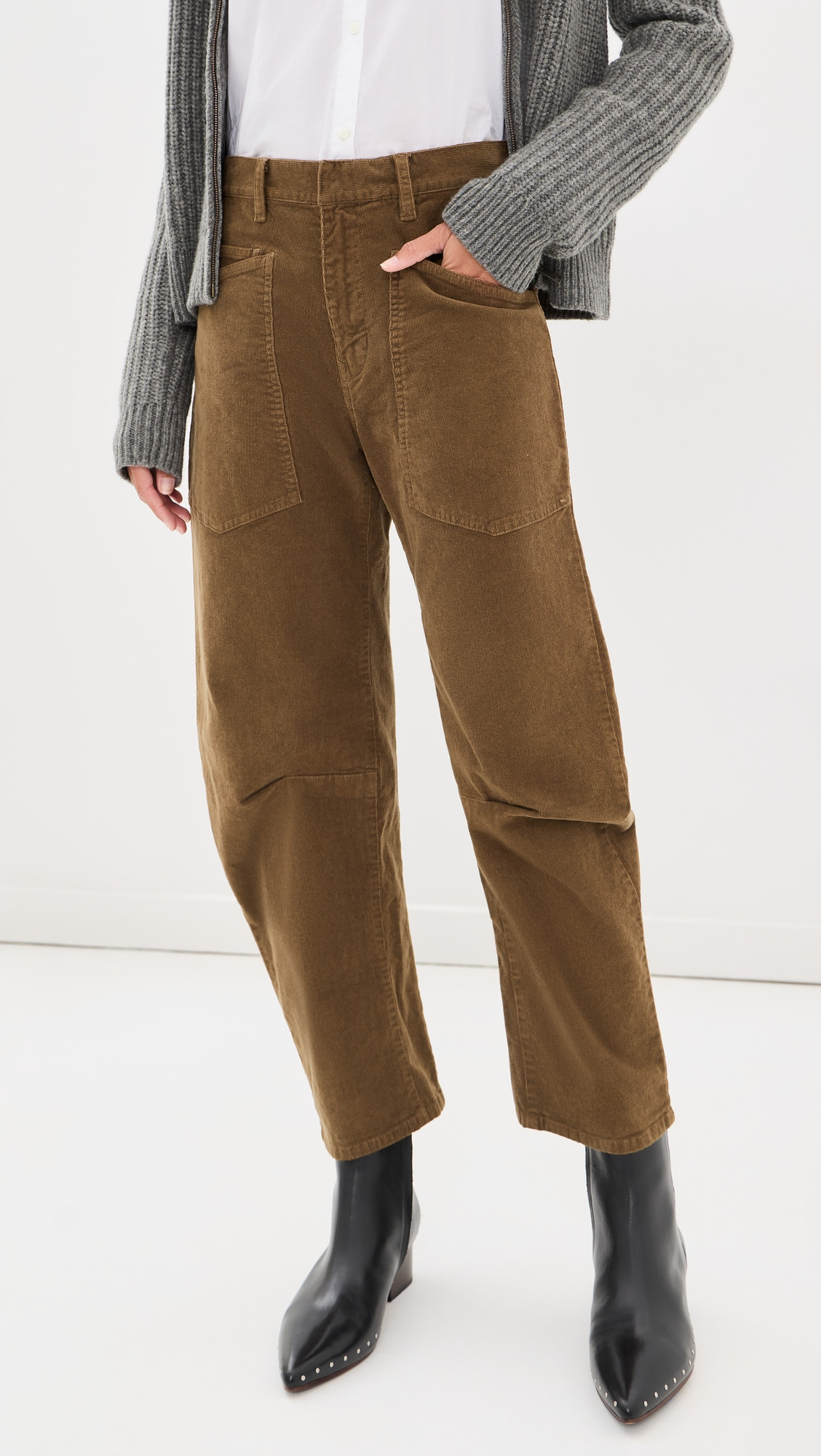 Nili Lotan Shon Corduroy Pants Hazelnut 0 | Shopbop