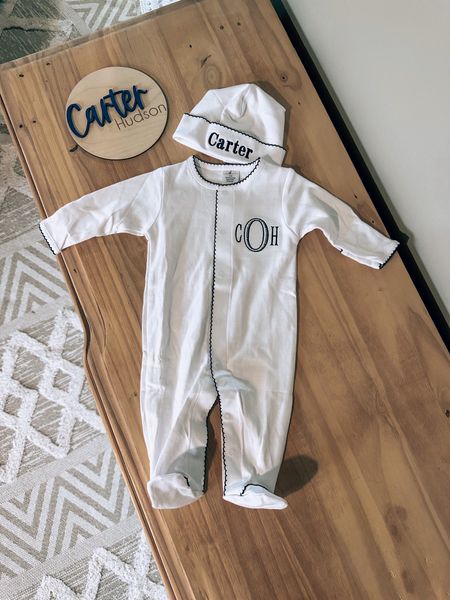 Baby boy coming home outfit for Carter Hudson 🤍


newborn coming home outfit
Preppy boys outfit
monogrammed footie
Hospital baby outfit 

#LTKkids #LTKbaby #LTKbump