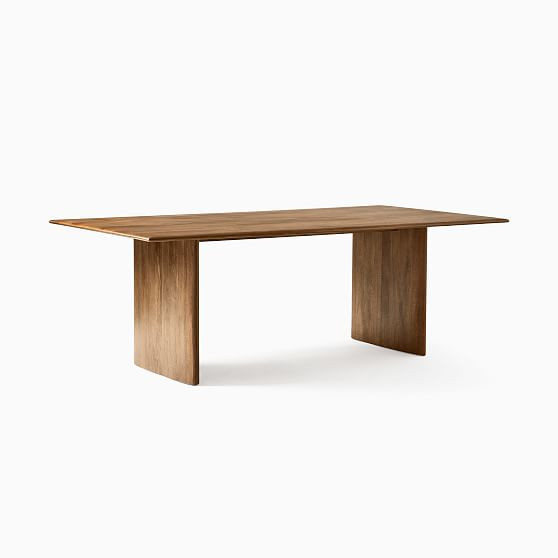 Anton Solid Wood 120"" Dining Table, Burnt Wax | West Elm (US)