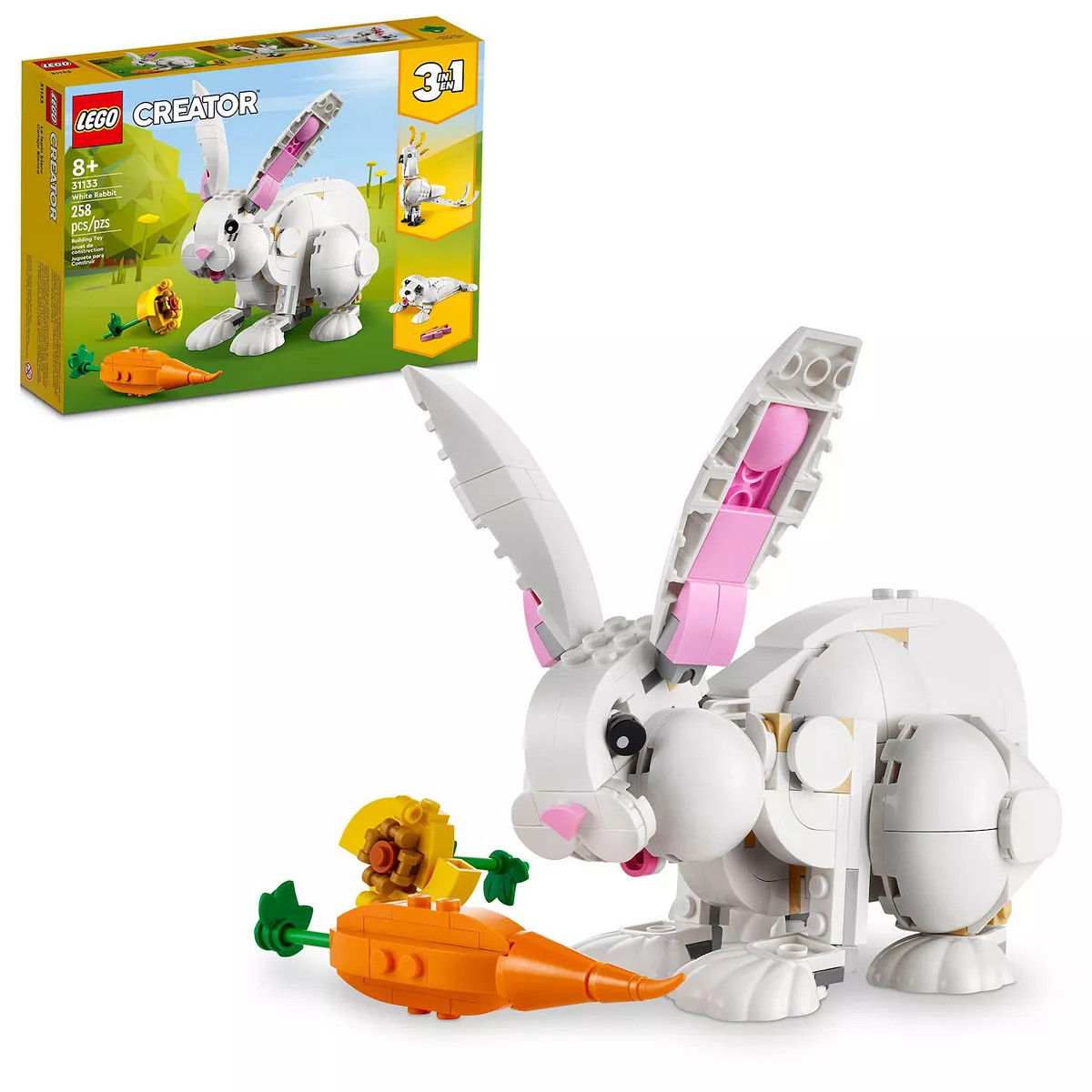LEGO Creator 3in1 White Rabbit 31133 Building Toy Set | Kohl's