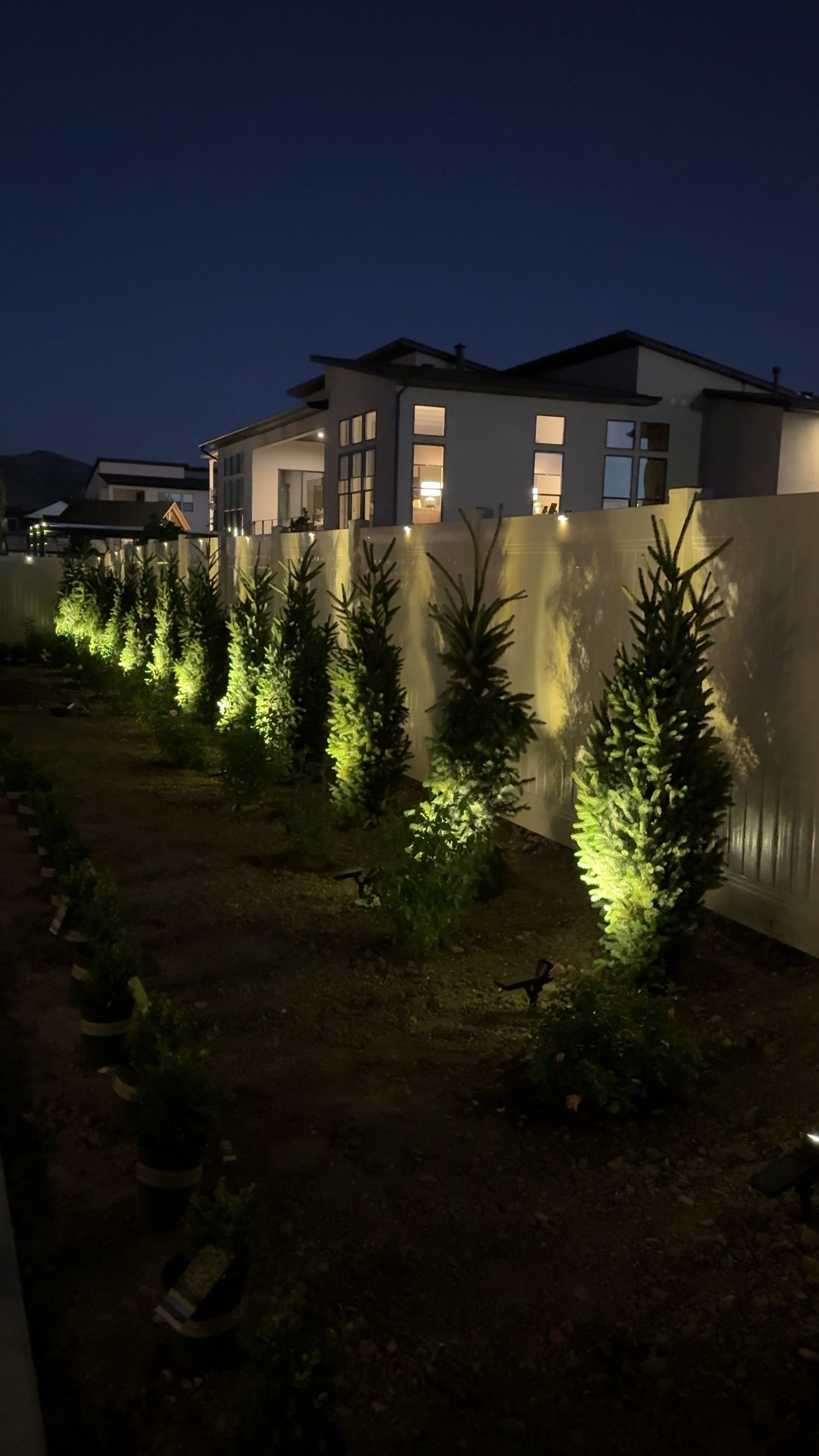 Outdoor solar powered up lights for landscaping. Work fantastic, nice and bright. Mine are the warm white, has a high and low light setting and are adjustable. 

#LTKVideo #LTKFindsUnder50 #LTKHome