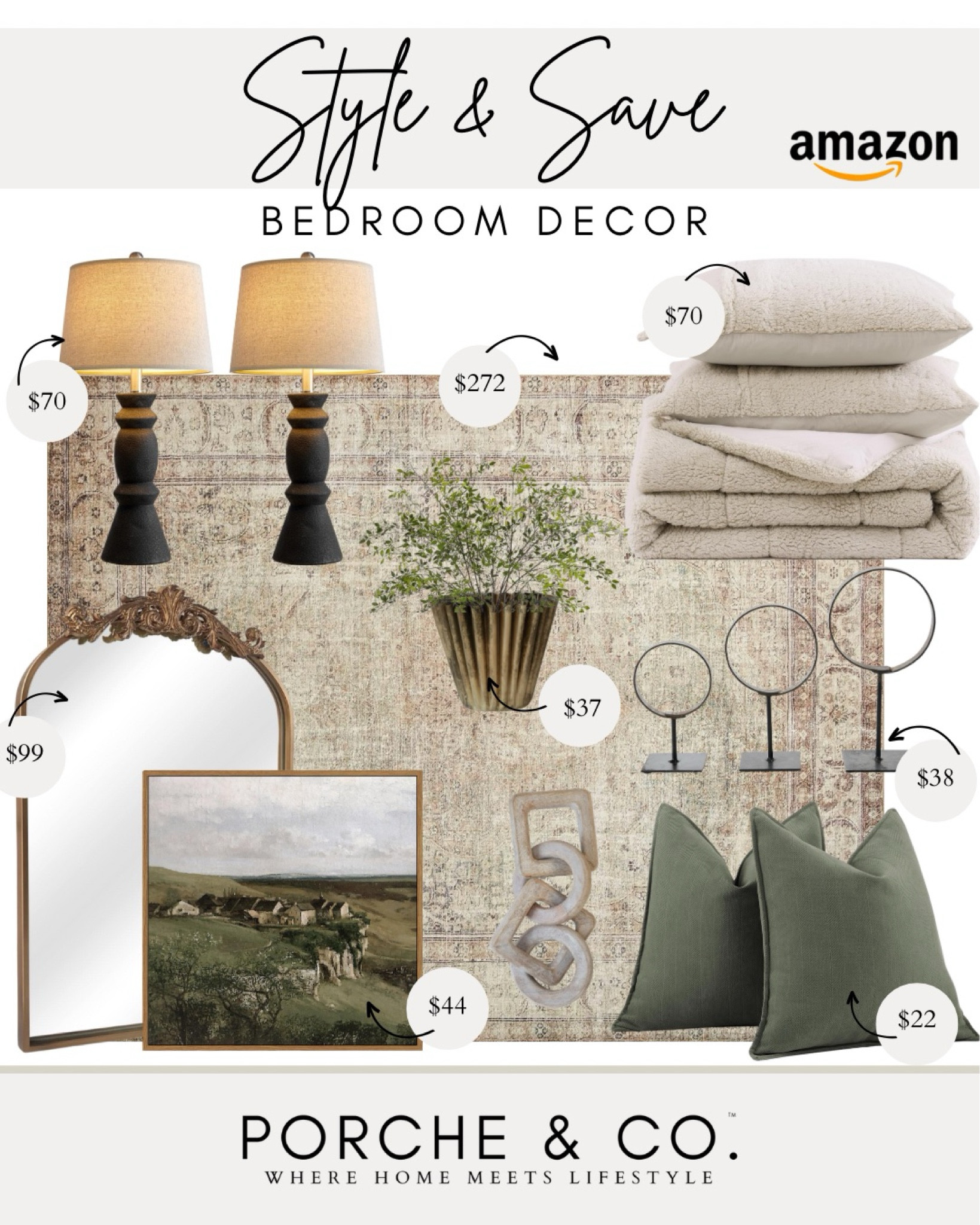 Style and save, Amazon, Amazon decor, Amazon bedroom decor, bedroom styling
#visionboard #moodboard #porcheandco

#LTKHome #LTKFallSale #LTKStyleTip