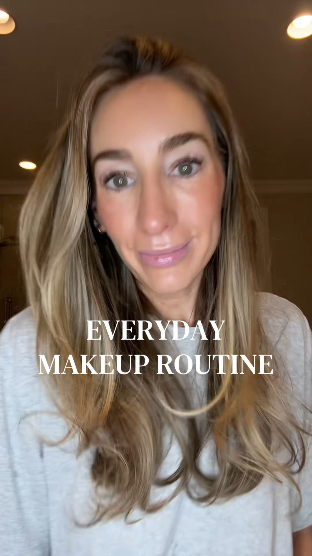 Everyday makeup routine! 
Color info:
Jones road: flushed 
NARS: Laguna 
Milk: burst 
Brows: medium brown 
Merit stick: sand
