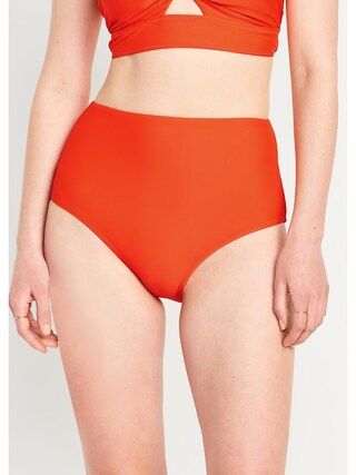 High-Waisted French-Cut Bikini Swim Bottoms | Old Navy (US)