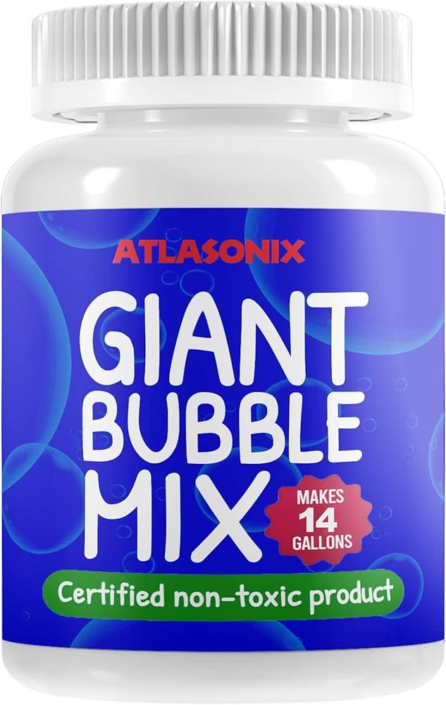 Atlasonix Giant Bubble Solution 14 Gallons - Bubble Refill, Giant Bubble Mix for Big Bubble Solut... | Amazon (US)
