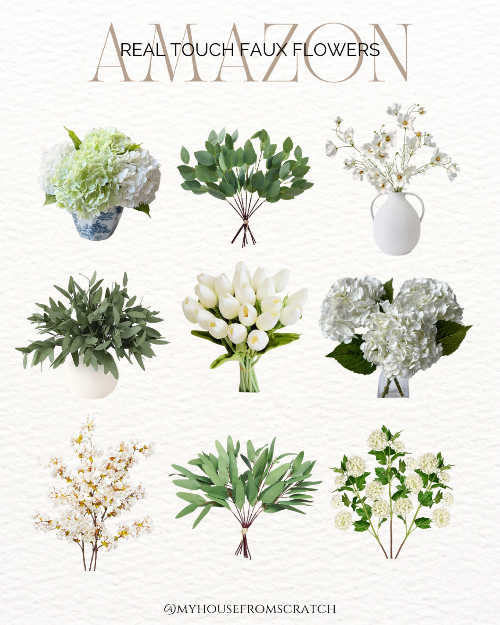 Amazon spring flowers, Amazon faux flowers, Amazon real touch flowers

#LTKhome #LTKSeasonal #LTKstyletip