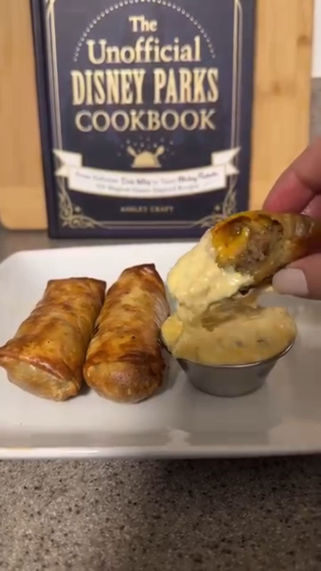 Cheeseburger Spring Rolls 🍔✨

One of the most beloved snacks in Magic Kingdom for a reason! These are everything you love about a cheeseburger inside of a crispy egg roll wrapper. Serve them with a side of homemade “secret sauce” and enjoy!

Sauté ground beef and onions until cooked through, add Worcestershire, season salt, secret sauce, and shredded cheese until everything is combined. Add to egg roll wrappers and air fry for about 7 minutes on 375. 
_
#disneyfood #disneyfoodie #disneycreator #magickingdomfood #orlandoflorida #travelorlando #florida

#LTKSeasonal #LTKFamily #LTKHome