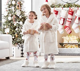 Solid Sherpa Robes | Pottery Barn Kids