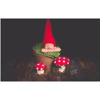 Baby Gnome Hat, Crochet Girl Boy Newborn Infant Hat For Baby | Etsy (US)