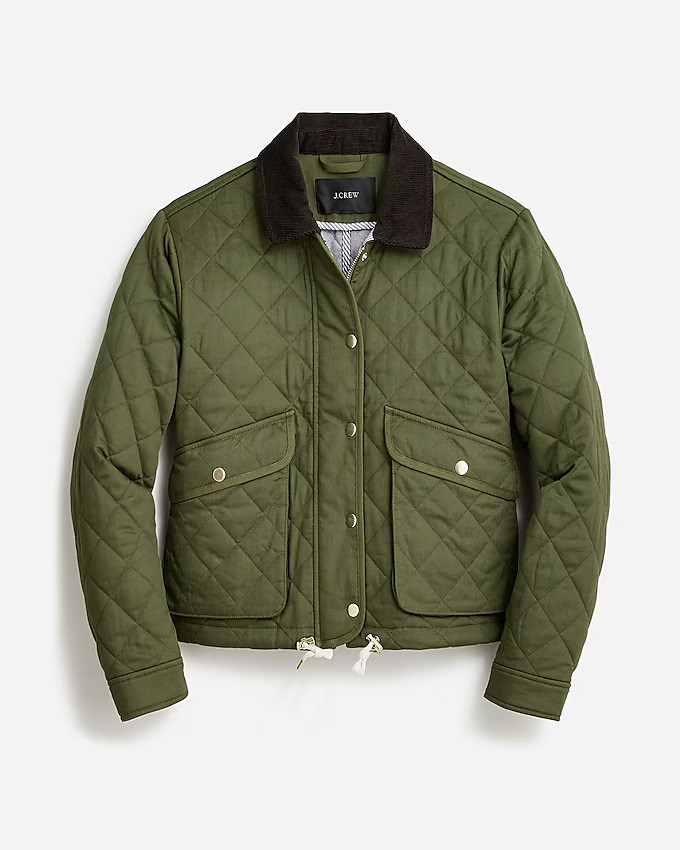 Limited-edition new cropped quilted Barn Jacket™ | J. Crew US