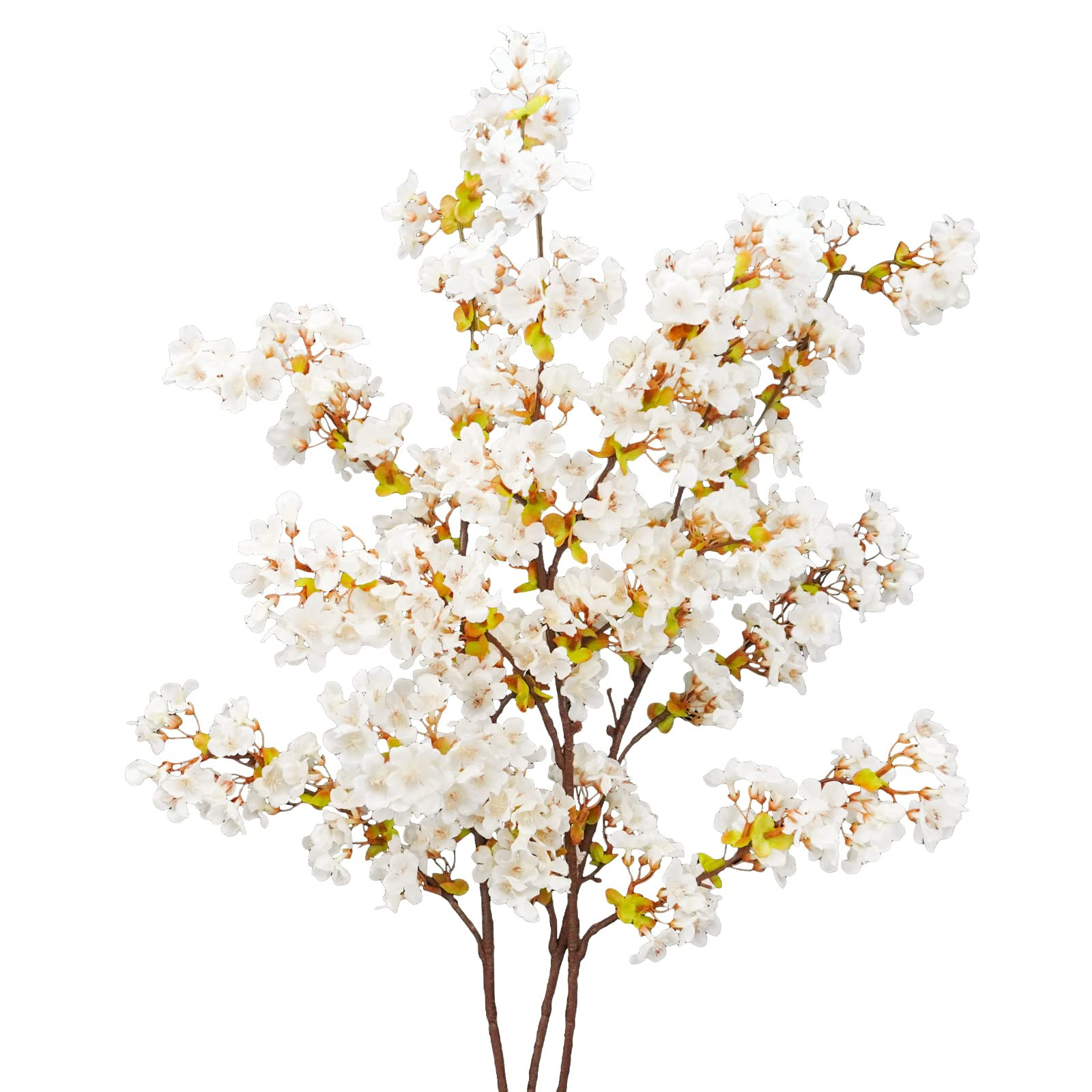 Uieke Silk Cherry Blossom Branches, 39.3in Artificial Cherry Blossom Tree Stems, Fake Plum Blosso... | Amazon (US)