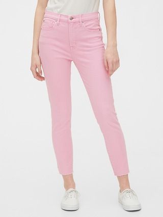 High Rise True Skinny Ankle Jeans with Secret Smoothing Pockets | Gap (US)