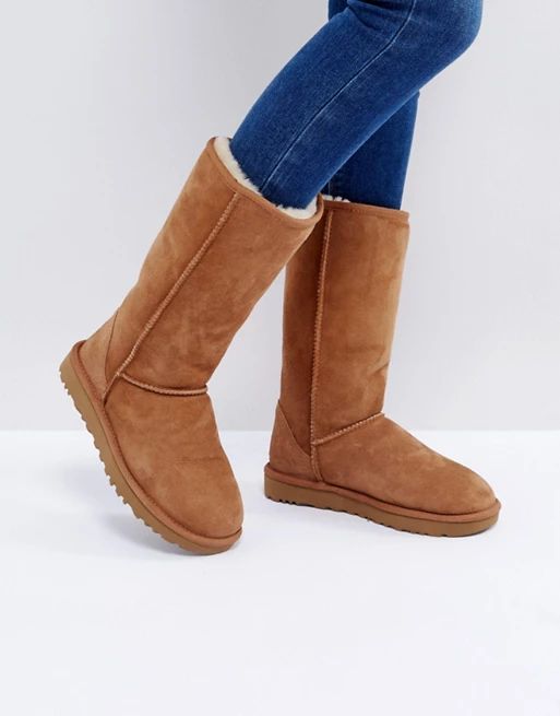 UGG classic tall II chestnut boots | ASOS UK