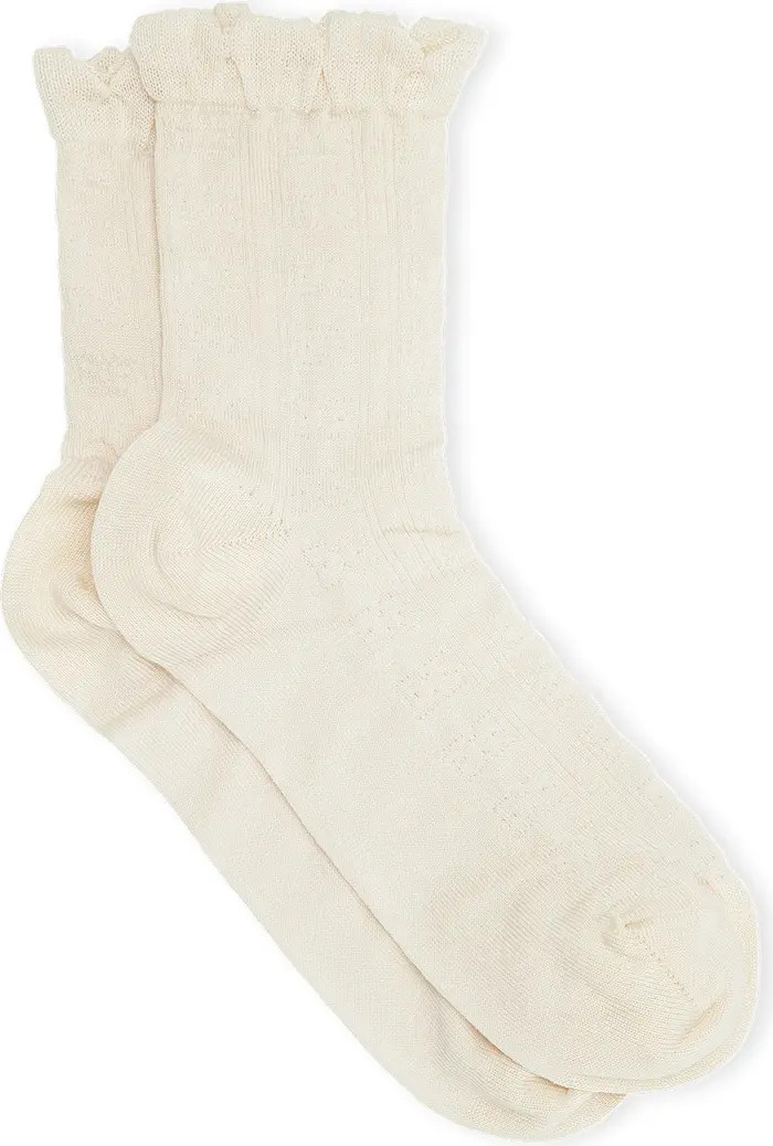 Ganni Short Ruffle Socks | Nordstrom | Nordstrom