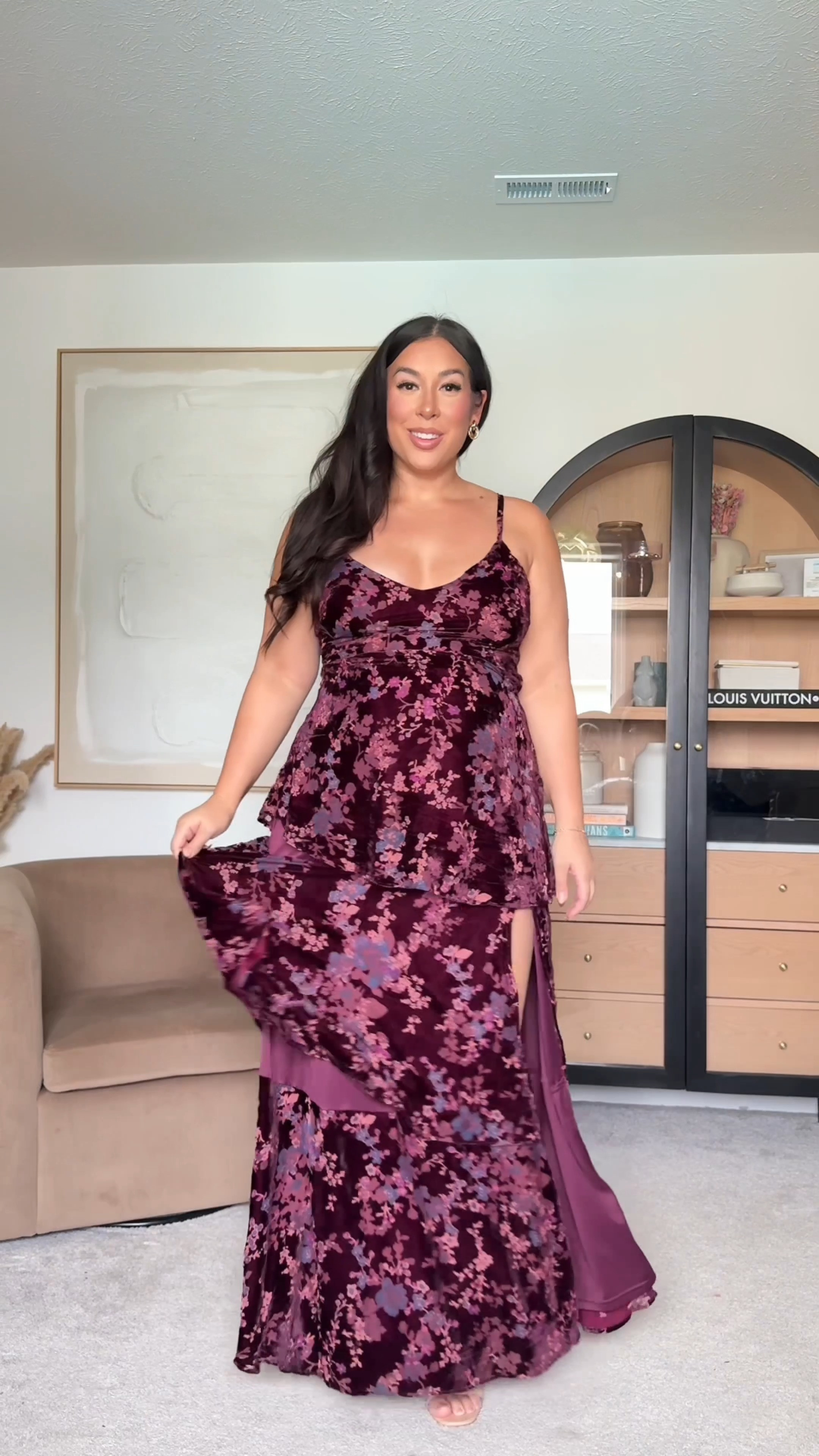 This dress is stunning!! Mid size, fall, fall wedding guest, occasion wear

#LTKootd #LTKMidsize