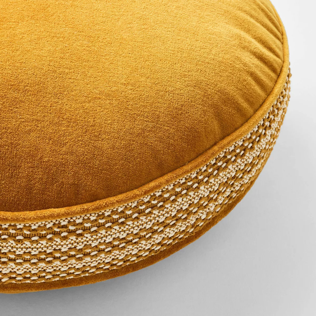 Round Velvet Throw Pillow Camel - Threshold\u2122 designed with Studio McGee | Target