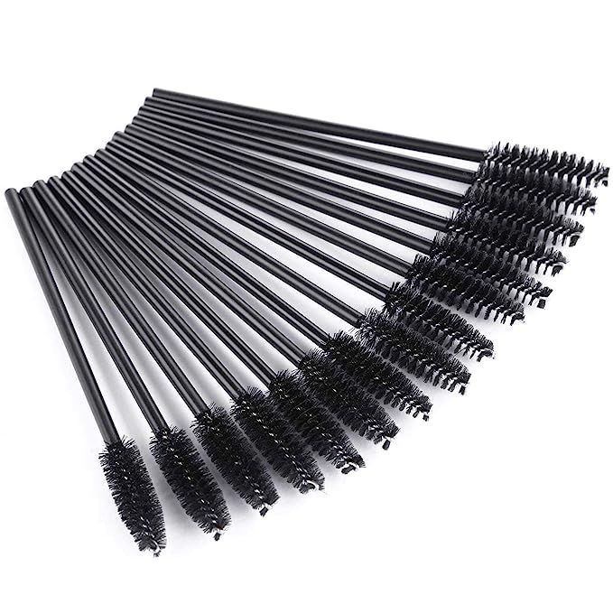Tbestmax 200 Disposable Mascara Wand Eyebrow Brushes Spoolies Applicator for Eyelash Extension Ma... | Amazon (US)