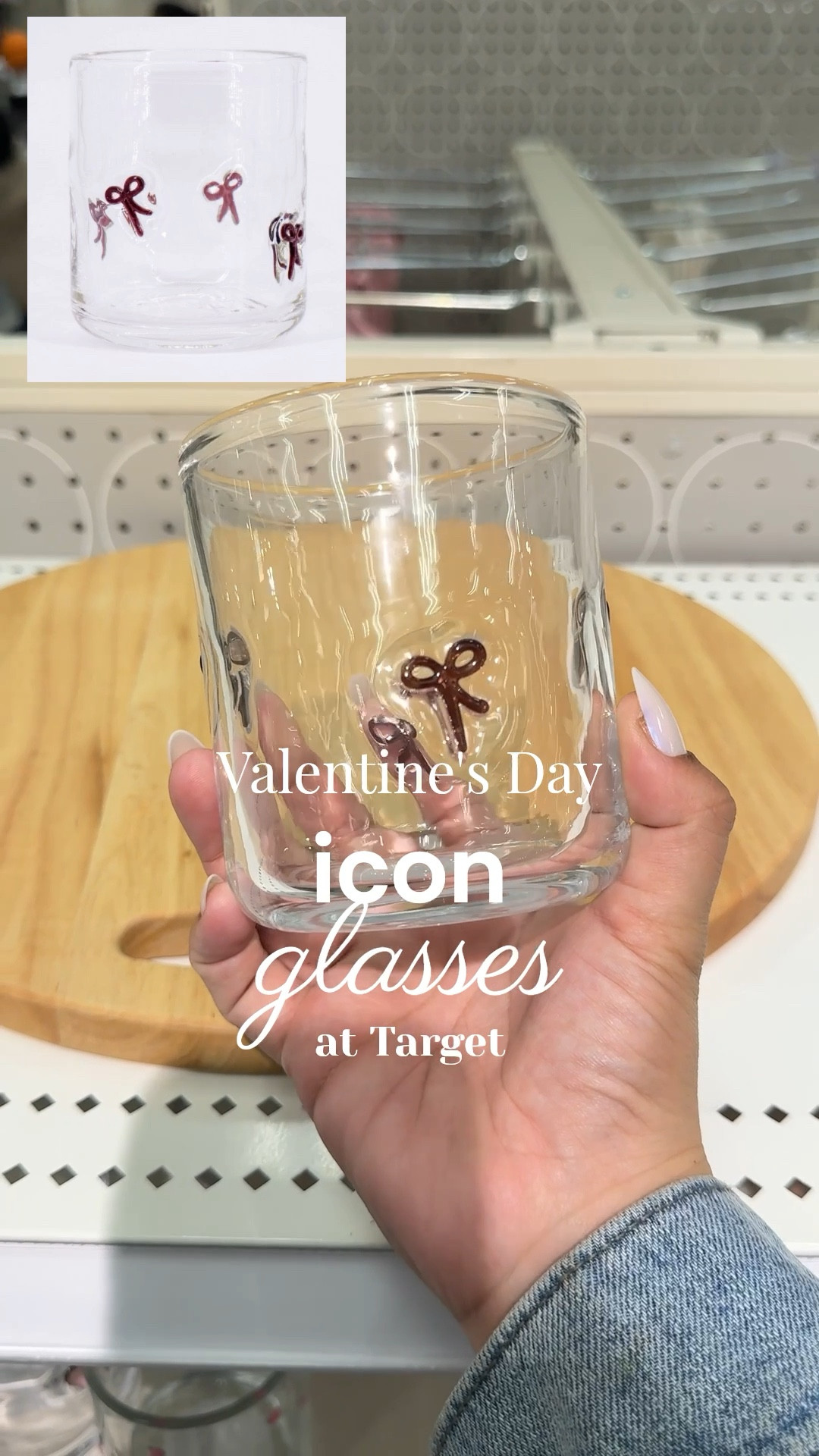 These Valentine’s Day icon glasses from Target are giving major Pottery Barn vibes… but for under $8 😍 The perfect festive touch for date night, Galentine’s, or a cozy Valentine’s dinner at home. Chic, trendy, and affordable — my favorite combo 🤍🍷

Valentine’s Day glassware
heart wine glasses
Target Valentine decor
Pottery Barn dupe
affordable Valentine decor
Valentine tablescape
Galentine’s decor
Valentine entertaining
cute Valentine glasses
neutral Valentine decor
Target finds under $10
Valentine aesthetic
trendy home decor finds

#LTKHome #LTKFindsUnder50 #LTKHoliday