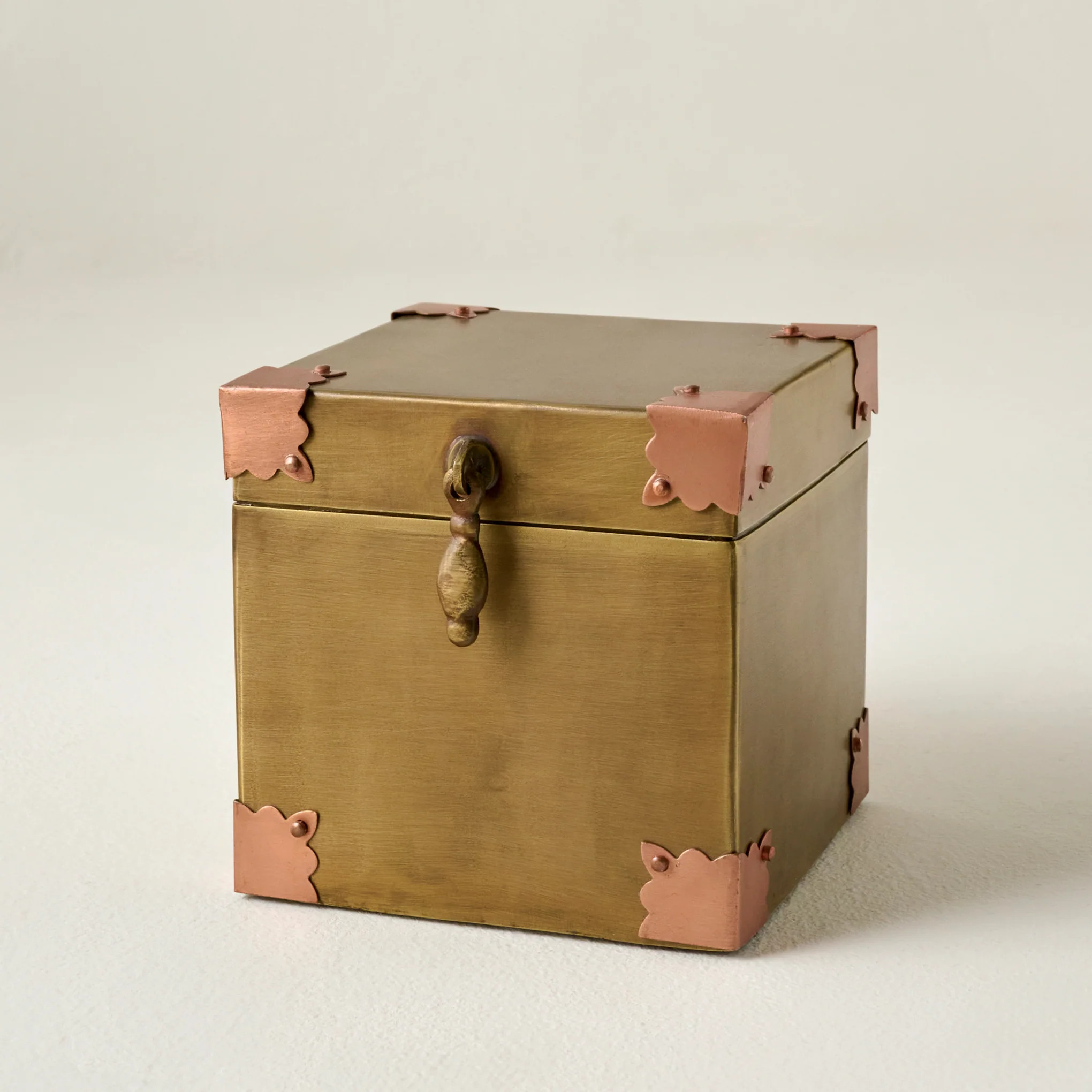 Brass and Copper Decorative Box | Magnolia