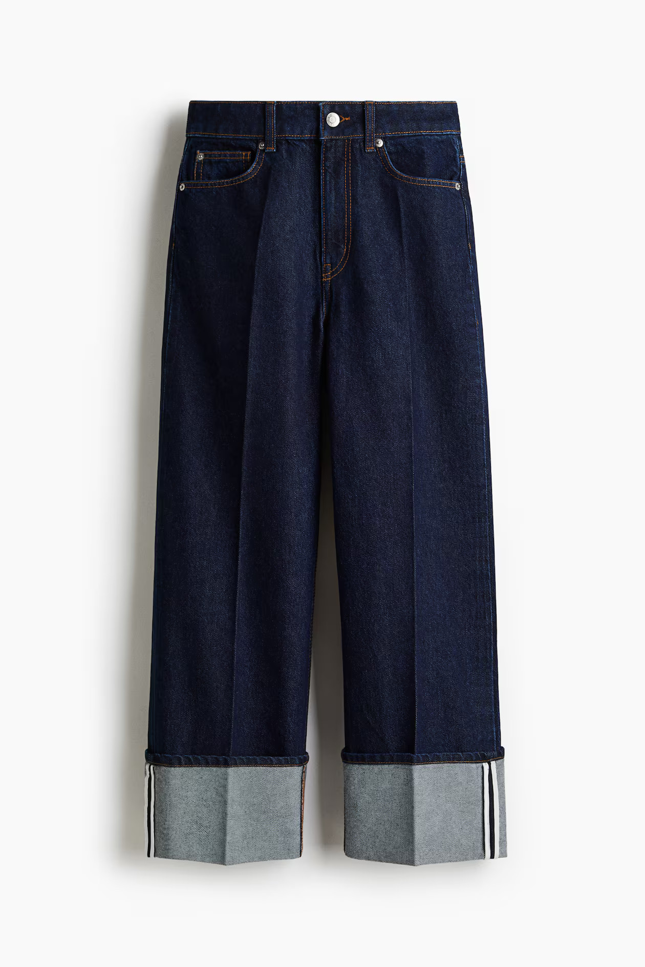 Wide High Ankle Jeans | H&M (DE, AT, CH, NL, FI)