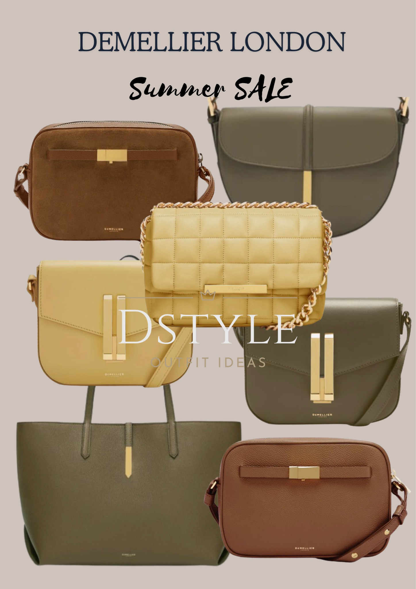 Demellier London summer sale, Demellier bags, Olive bag, Hay smooth leather bag, Tan crossbody bag, Tan suede crossbody bag, Summer sale 2024, Seasonal sale event, Stylish handbags, Fashion accessories, Shop now, Don’t miss out, Best deals, Special offer

#LTKGiftGuide #LTKitbag #LTKsalealert