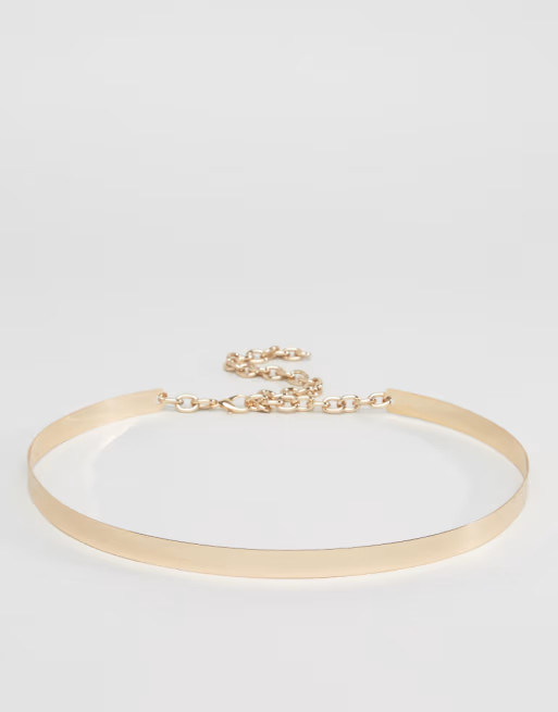 ASOS DESIGN ultra skinny full metal waist belt | ASOS (Global)