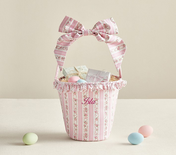 LoveShackFancy Bow Easter Bucket | Pottery Barn Kids