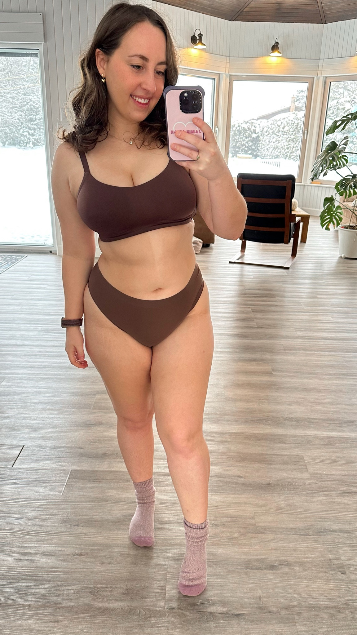 The newest wireless bra from
Knix has officially arrived, and it is incredible! Meet the One and Only Scoop bra - made with molded cups (no annoying removable pads) and meant to be comfortable enough to wear all day, every day. Available in a variety of skin tones from light to deep and in pink + black. Plus this bra has a low back and the option to make the straps racerback, making it perfect with so many tops! I definitely recommend giving this one a try! 

#LTKSeasonal #LTKmidsize #LTKworkwear