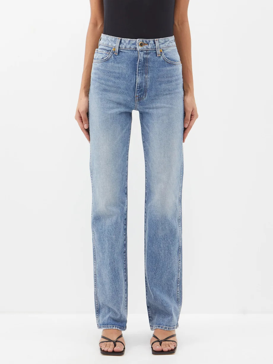 Danielle high-rise straight-leg jeans | Matches (APAC)