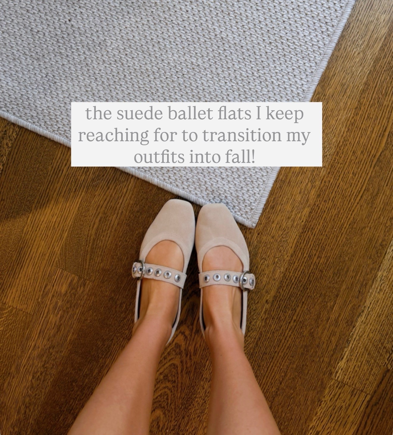 A great shoe to wear as we transition our outfits into fall!