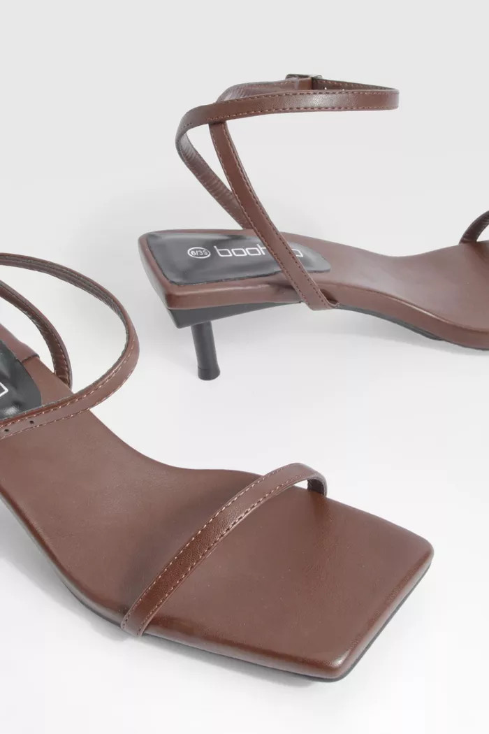 Barely There Low Interest Heels | Boohoo.com (UK & IE)