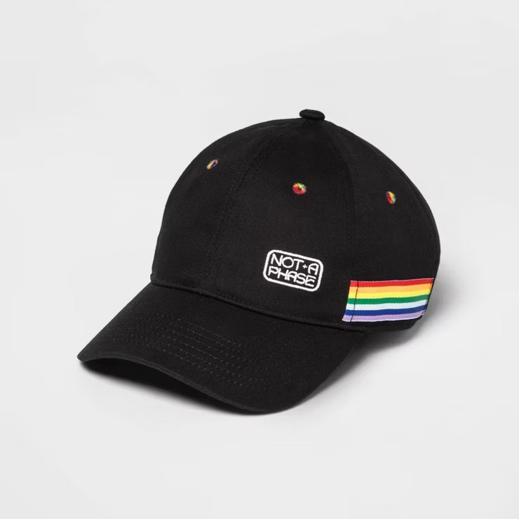 Pride Adult 'Not A Phase' Baseball Hat - Black | Target