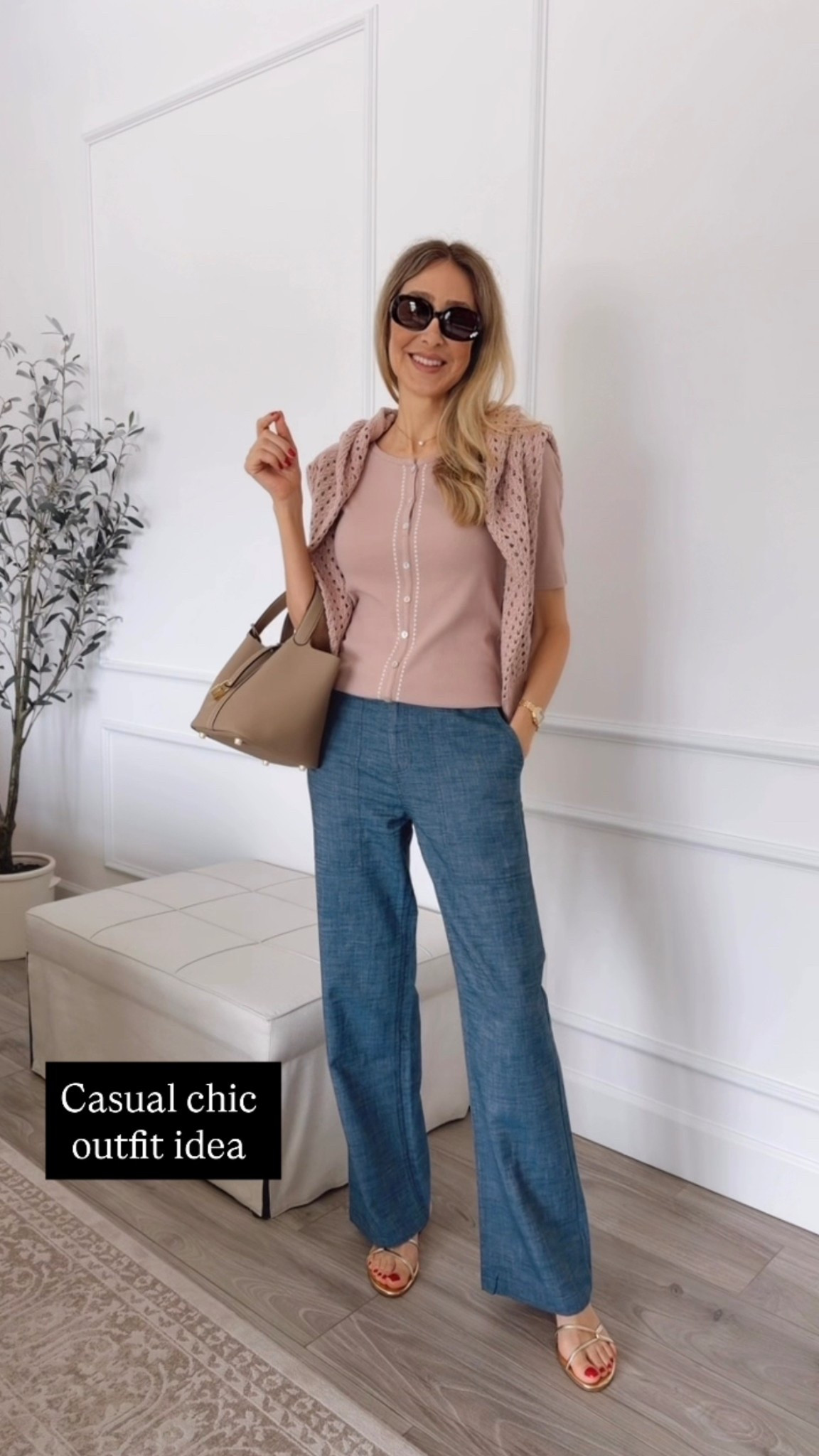 Casual chic outfit that is perfect for spring and summer 🌸🌴
Fits true to size and I’m wearing size small 

#LTKootd #LTKSeasonal #LTKU